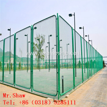 PVC Coted Chain Link Fence For Yard Protection